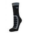 Woof Wear Short Bamboo Tech Riding Sock Black Grey Small Socks