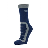 Woof Wear Short Bamboo Tech Riding Sock Navy Grey Small Socks