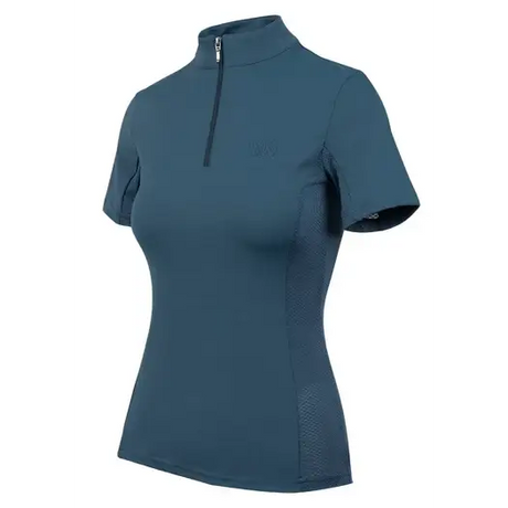 Woof Wear Short Sleeve Tech Riding Shirt Petrol Blue UK06 Tops