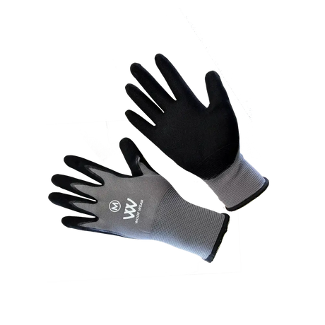Woof Wear Summer Yard Glove Black Grey Small Yard Gloves