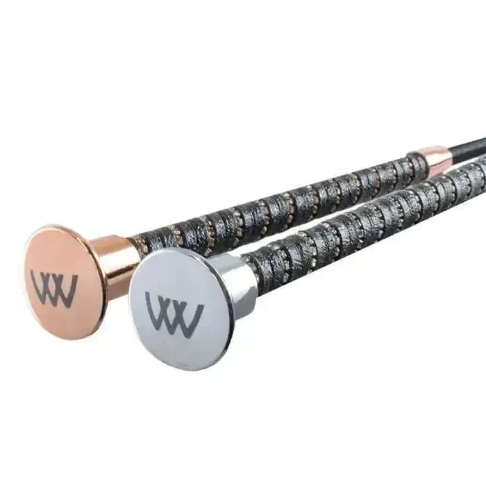 Woof Wear Twisted Dressage Whip Rose Gold Whips & Canes