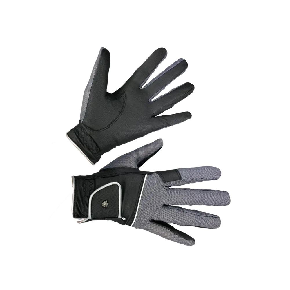 Woof Wear Vision Riding Glove Black Steel 6 Riding Gloves
