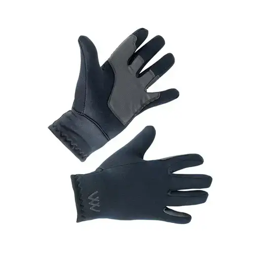 Woof Wear Young rider Fleece Riding Glove Black Small Riding Gloves