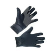 Black and dark gray woof wear young rider fleece riding glove with reinforced palm panels for extra grip and comfort