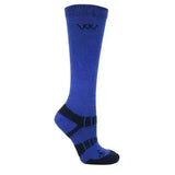 Woof Wear Young Rider Pro Sock Junior Small Electric Blue Riding Socks