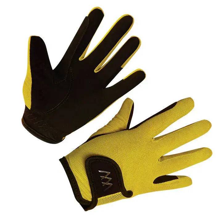 Woof Wear Young Riders Glove Small Sunshine Yellow Woof Wear Riding Gloves Barnstaple Equestrian Supplies