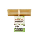A tan cylindrical medium yak milk chew made from 100 percent natural himalayan yak milk for dogs