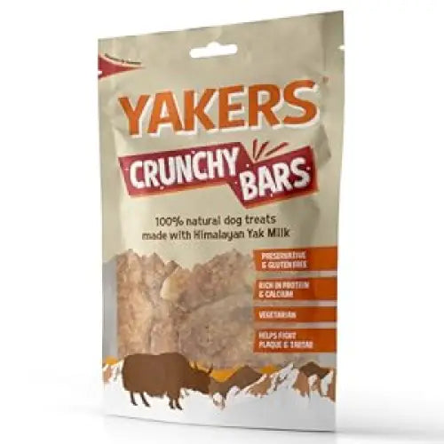 Yakers Crunchy Bars 5 x 70g Dog Treats Barnstaple Equestrian Supplies