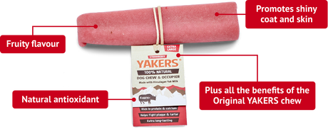 Yakers Dog Chew Strawberry Dog Treats Barnstaple Equestrian Supplies