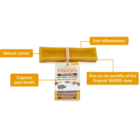 Yakers Dog Chew Turmeric Medium Dog Treats